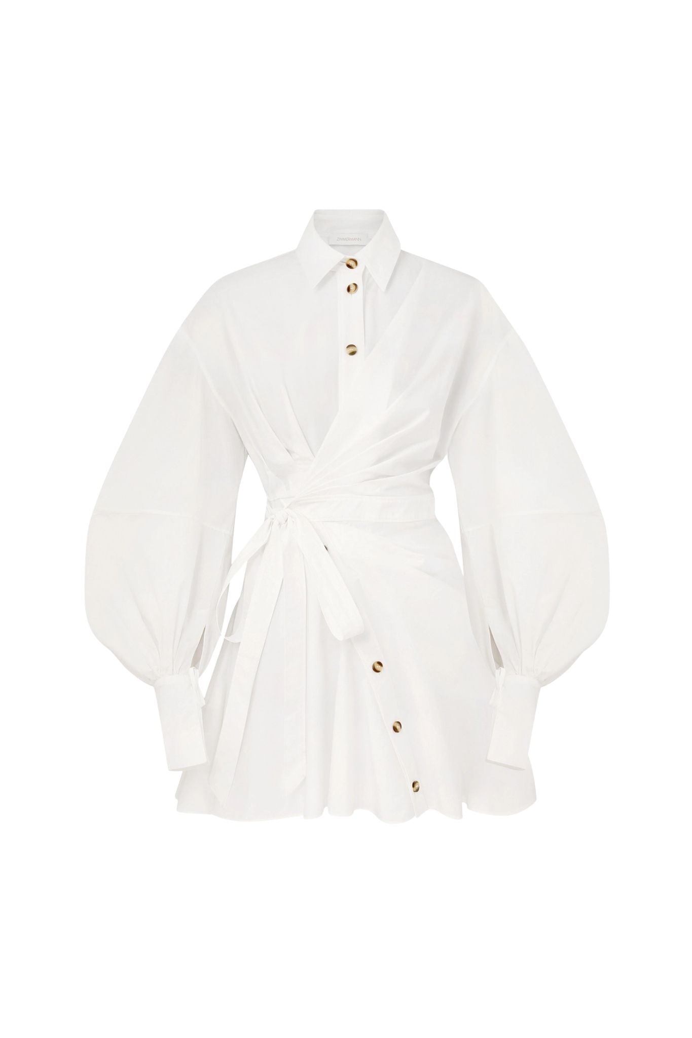 ZIMMERMANN Rebellion Poplin Mini Dress | Ivory | Size 2 ZIMMERMANN Rebellion Poplin Mini Dress | Ivory | Size 2