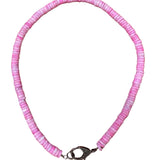V11328 The Woods TS Pink Opal Candy Necklace with Silver Diamond Pave Clasp