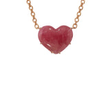 Irene Neuwirth Love One of a Kind 16" Heart Rhodocrosite and 18k Rose Gold