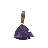 The Woods Amethyst Fish Pendant (trunk show)