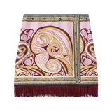 La DoubleJ Mini Foulard Skirt with Fringes