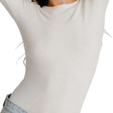 Sablyn Quincy LS Fitted Crewneck Tee