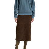 Tibi Lightweight Sweatshirting Crewneck Sweatshirt