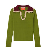 La DoubleJ Picket Polo Jumper