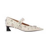 Stella McCartney Elsa Studded Kitten Heels