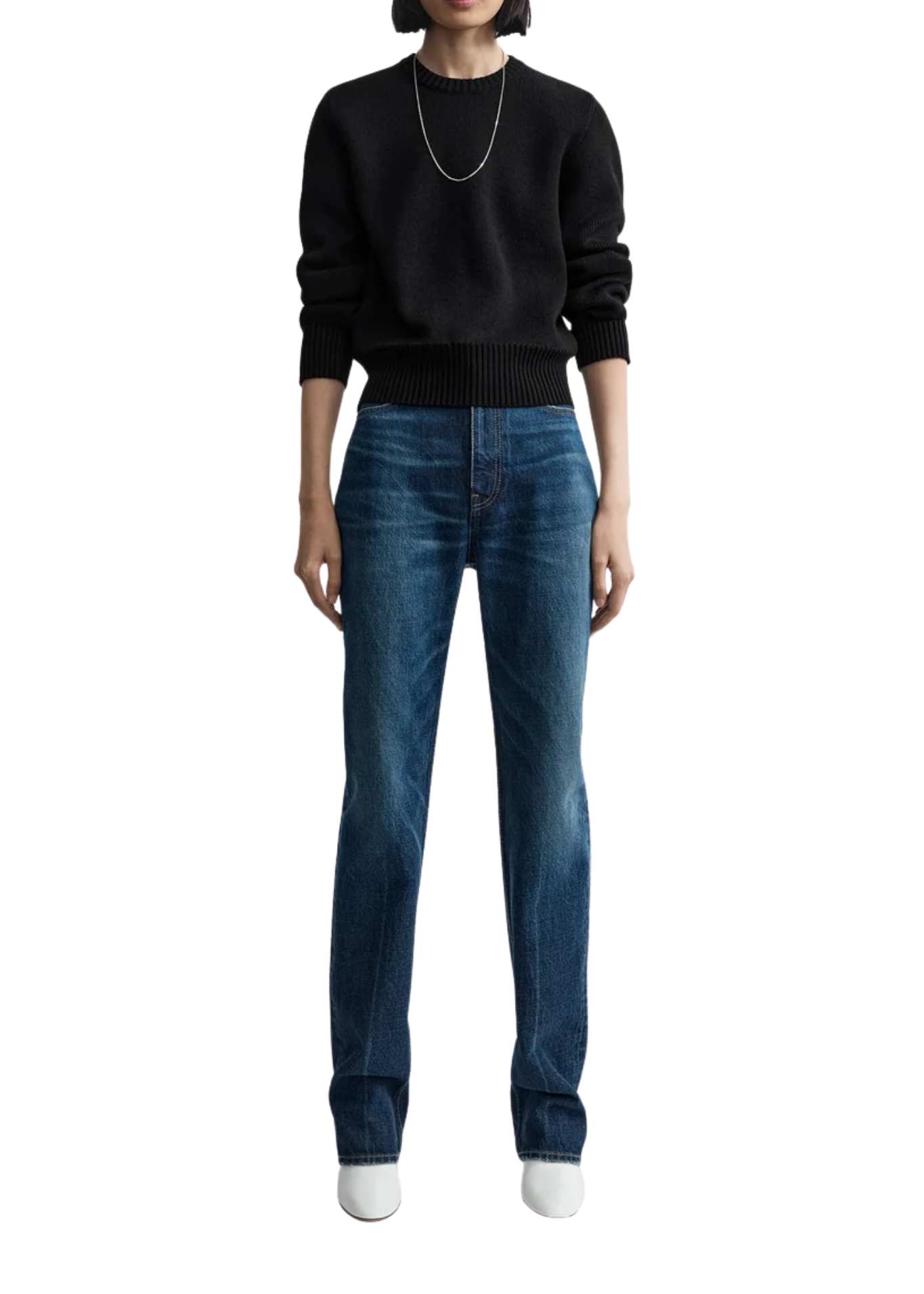 Toteme Cropped Cotton Knit