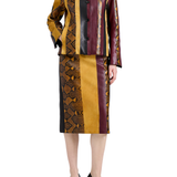 Proenza Schouler Sirine Skirt In Pieced Leather