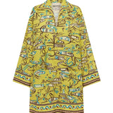 Alemais Fish Sticks Long Sleeve Mini Dress