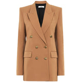 Chloe Wool Grain de Poudre Tailored Jacket