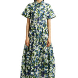 Erdem Short Sleeve Midi Shirt Dress