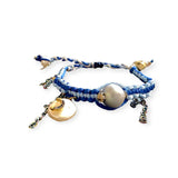 Joie DiGiovanni Blue Moon Silk & Pearl Rockstar Bracelet