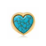 Established Stone Heart Ring
