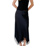 Sablyn Keri B Paneled Bias Skirt W/ Lace