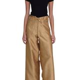Chan Luu Dupioni Straight Leg Pant