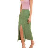 Ulla Johnson Orion Suede Pencil Skirt