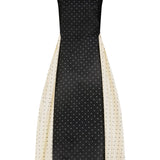 Lela Rose Polka Dot Jacquard Alexis Dress