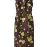 La DoubleJ Sleek Dress with Feathers