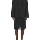 CO Elastic WB Lace Slip Skirt