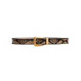 Khaite Benny Belt W/ Whipstitch Gold