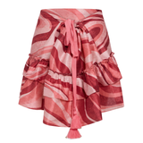 Coniglio Palm Beach Cinch Back Mini Skirt