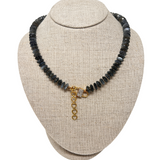 The Woods Short Grey Moonstone Necklace (trunk show)