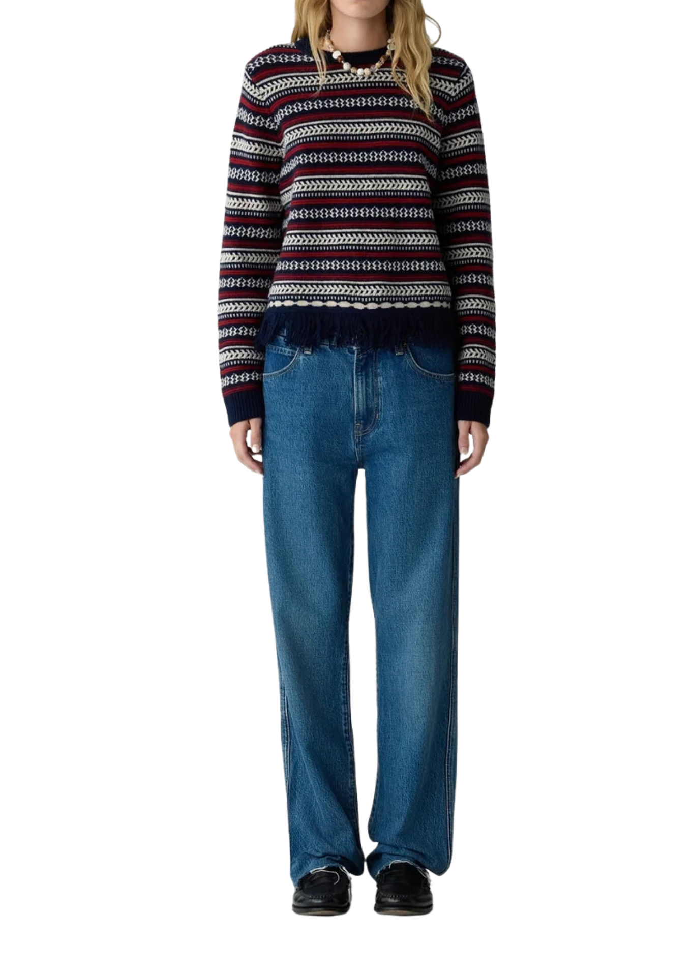 Guest in Residence Western Stripe Crew