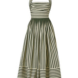 Carolina Herrera Halter Dress with Ruched Bodice