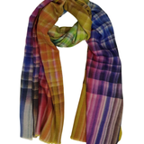 Janavi Color Grid Scarf