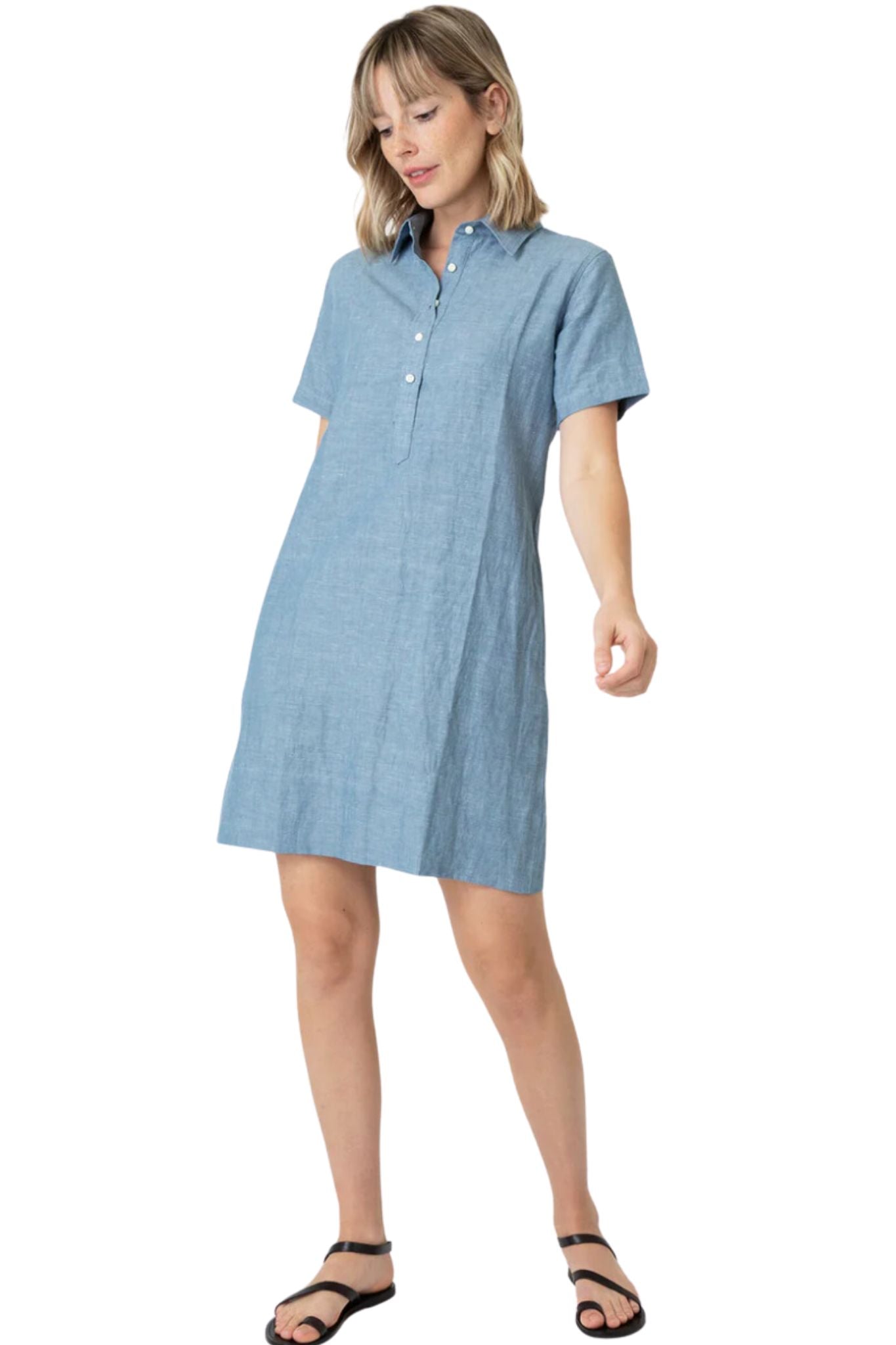 Ann Mashburn Short Sleeve Popover Dress