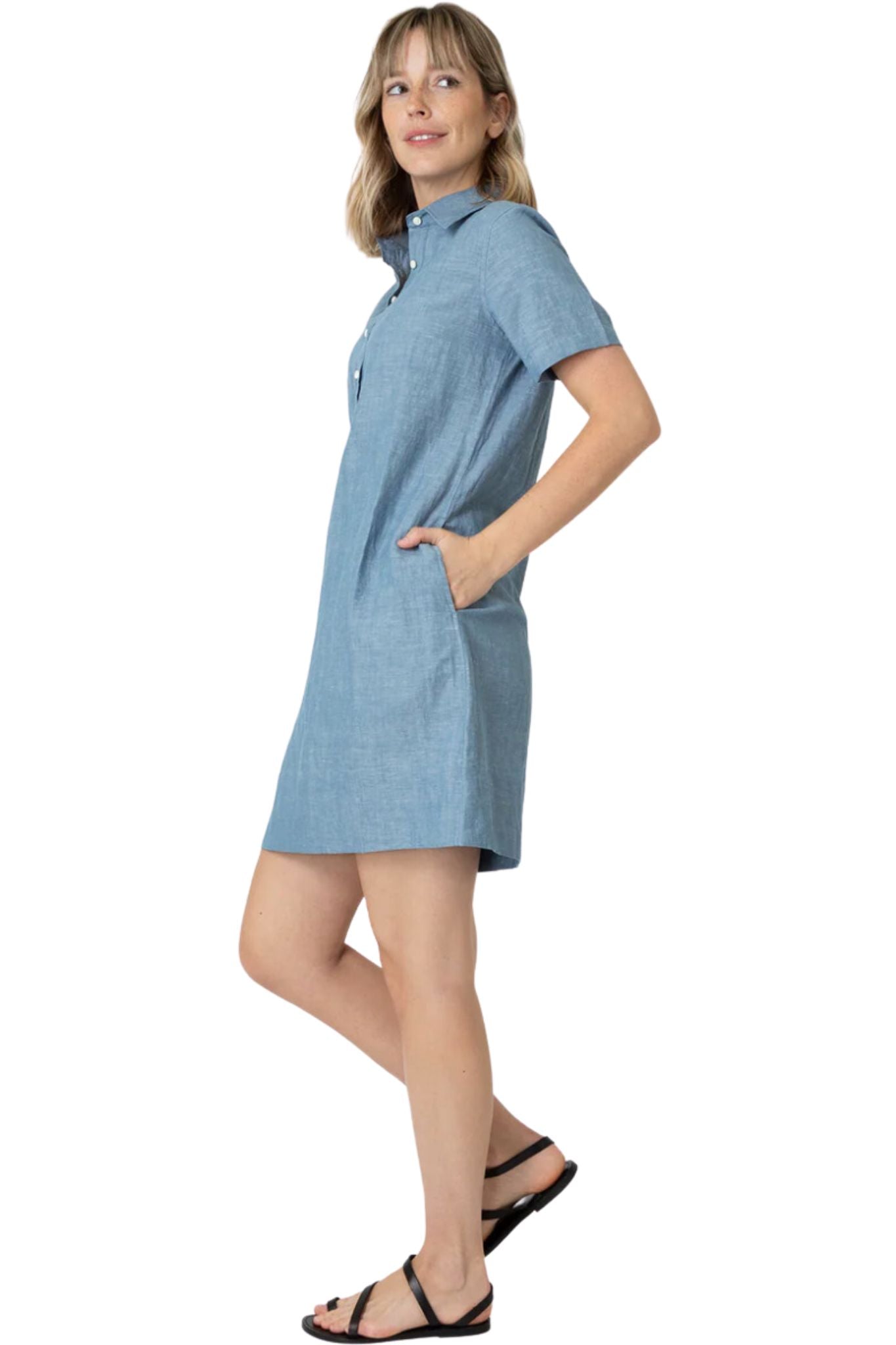 Ann Mashburn Short Sleeve Popover Dress