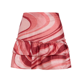 Coniglio Palm Beach Cinch Back Mini Skirt