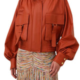 Zimmermann Illustration Biker Jacket