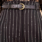 Ulla Johnson Gia Twisted Buckle Belt