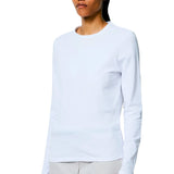 Tibi Long Sleeve Fitted T-Shirt