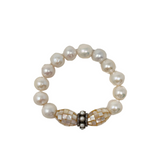 The Woods Pearl Bracelet with Diamond and Pearl Charm (trunk show)