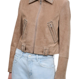 Staud Hugo Suede Jacket