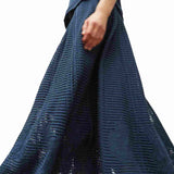 Molli Openworked Wicker Knit Skirt