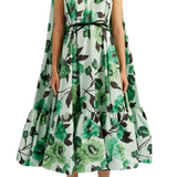 Erdem Midi Dress with Cape