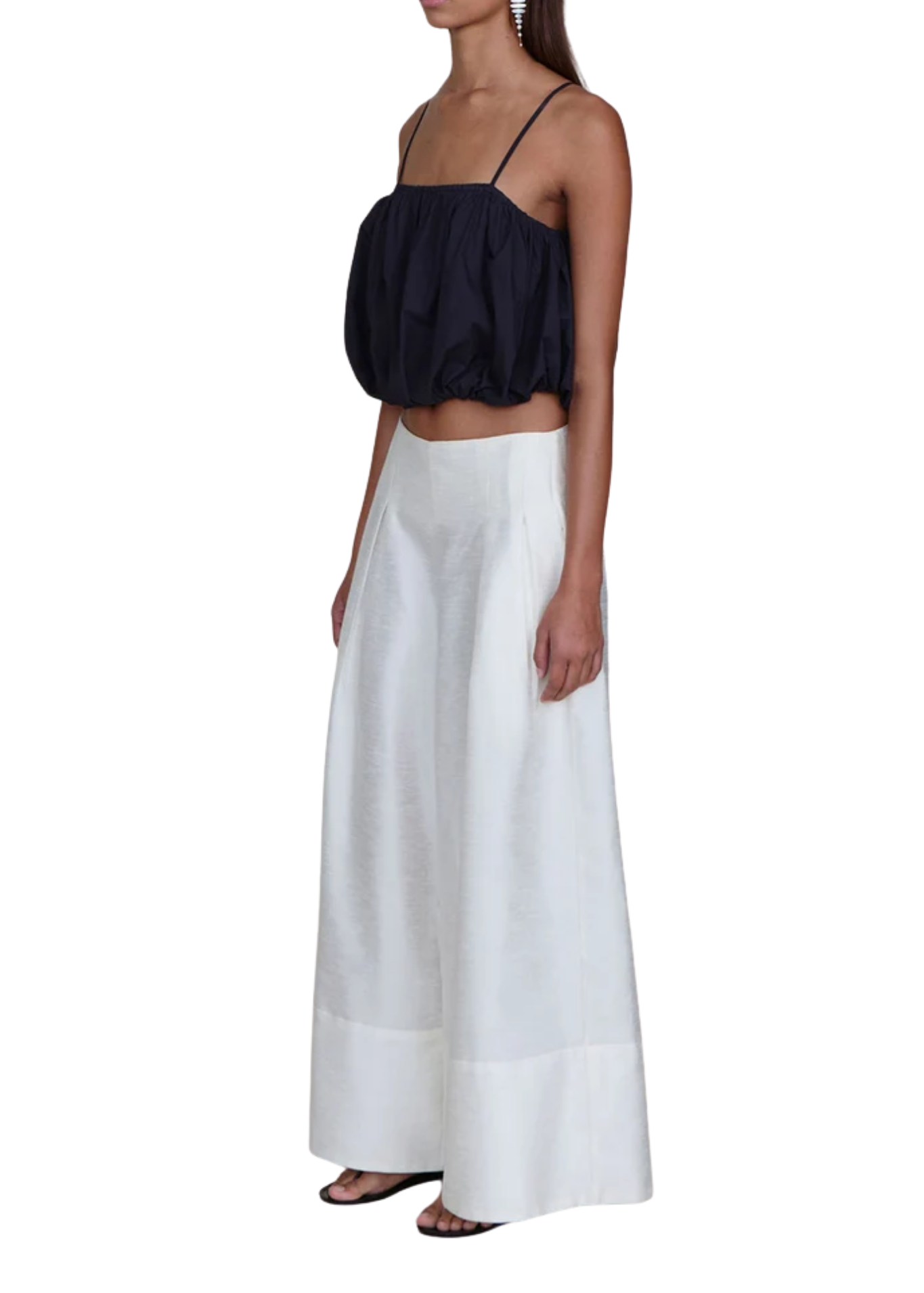 Chan Luu Dupioni Ulta Wide Leg Trousers