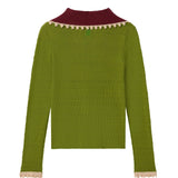 La DoubleJ Picket Polo Jumper