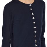 Sea Danielle Pearl Button Cardigan