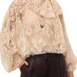 Zimmermann Illustration Lace Blouse