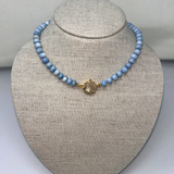 V9 The Woods Short Blue Opal Necklace
