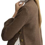 Arlo Mott Bethune Chunky Crewneck with Side Buttons