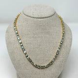 The Woods TS Blue Topaz Tennis Necklace