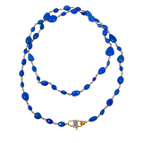 The Woods blue ceruleite long beaded chain (trunk show)