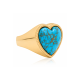 Established Stone Heart Ring