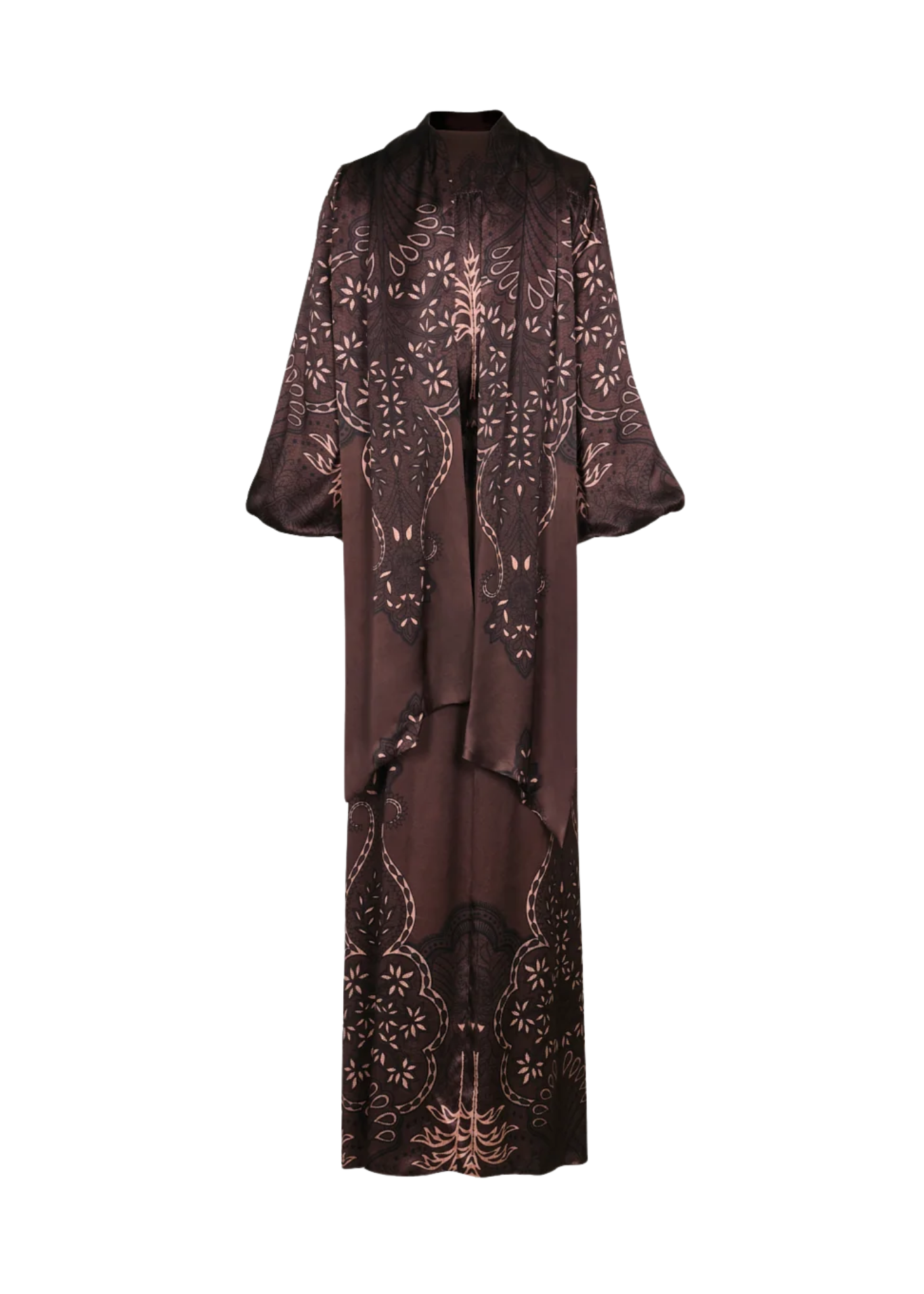 Johanna Ortiz Chocolate Timeless Concurse Wrap Dress