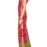 Prabal Gurung Draped Bodice Plisse Dress