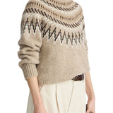 Apiece Apart Fair Isle Mock Neck